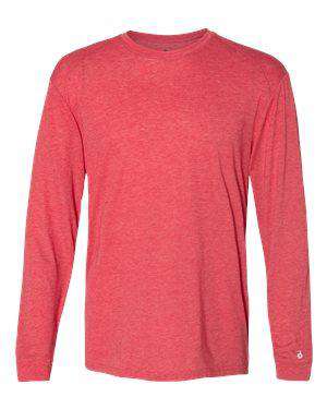 Badger Sport Men's Tri-Blend Long Sleeve T-Shirt - 4944