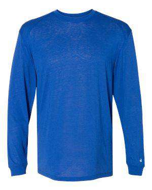 Badger Sport Men's Tri-Blend Long Sleeve T-Shirt - 4944