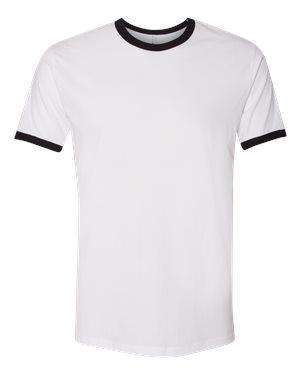 Next Level Unisex Fine Jersey Ringer T-Shirt - 3604