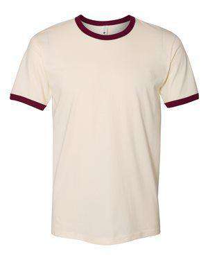 Next Level Unisex Fine Jersey Ringer T-Shirt - 3604