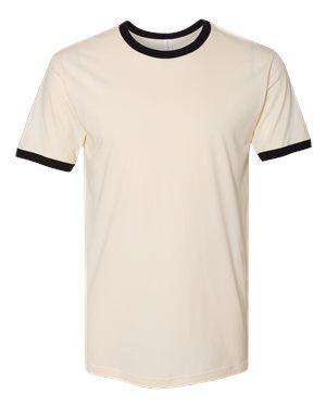 Next Level Unisex Fine Jersey Ringer T-Shirt - 3604