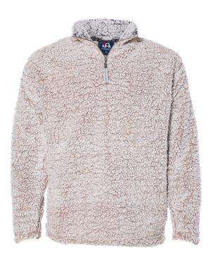 J America Men's Sherpa 1/4-Zip Pullover Sweatshirt - 8454