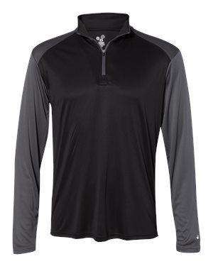 Badger Sport Men's Sunblock 1/4-Zip Pullover Jacket - 4006