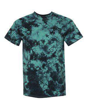 Dyenomite Men's Crystal Tie-Dye T-Shirt - 200CR