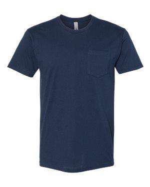 Next Level Men's Lightweight Pocket Crew T-Shirt - 3605