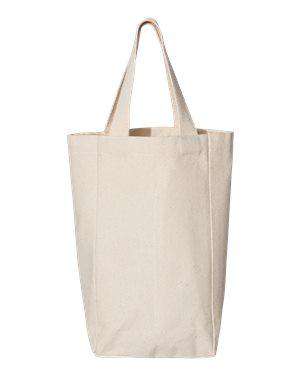 OAD Two-Bottle Wine Canvas Tote Bag - OAD112