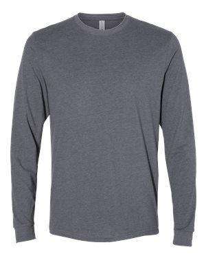 Next Level Unisex Sueded Long Sleeve Crew T-Shirt - 6411