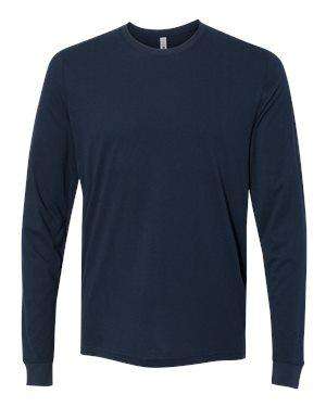 Next Level Unisex Sueded Long Sleeve Crew T-Shirt - 6411