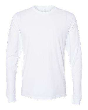 Next Level Unisex Sueded Long Sleeve Crew T-Shirt - 6411