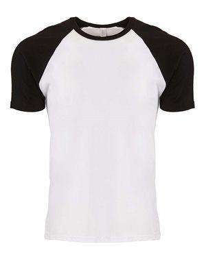 Next Level Unisex Fine Jersey Raglan T-Shirt - 3650