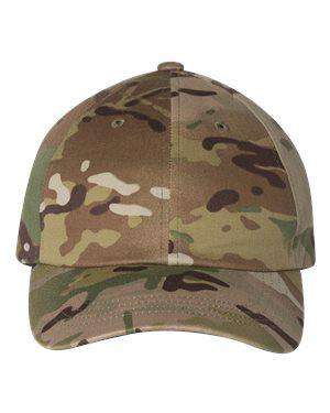 Yupoong Unstructured Dad's Camouflage Cap - 6245CM