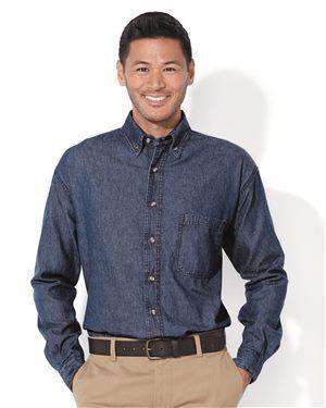 Brand: Sierra Pacific | Style: 3211 | Product: Long Sleeve Denim Shirt