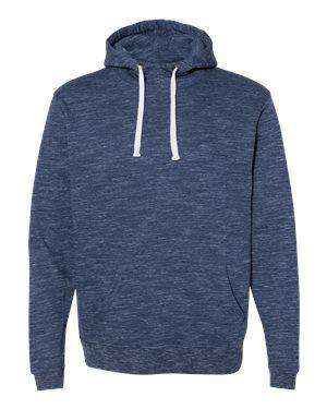 J America Men's Pouch Scuba Neck Hoodie Sweatshirt - 8677