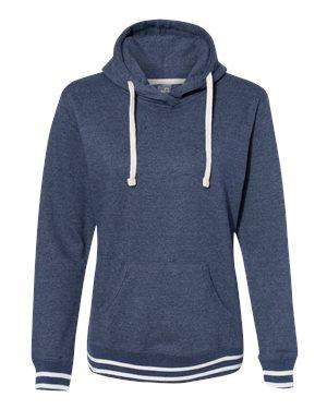 J America Women's Relay Pouch Hoodie Sweatshirt - 8651