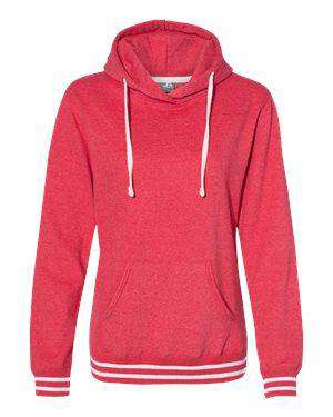 J America Women's Relay Pouch Hoodie Sweatshirt - 8651