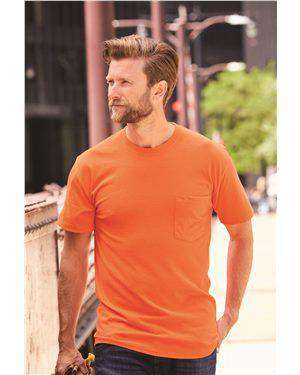 Brand: Hanes | Style: W110 | Product: Workwear Short Sleeve Pocket T-Shirt