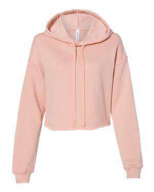 Bella + Canvas Women's Crop Hoodie Sweatshirt - 7502