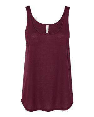 Bella + Canvas Women's Flowy Side Slit Tank Top - 8802