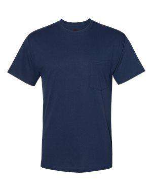 Hanes Men's Fresh IQ Workwear Pocket T-Shirt - W110