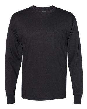 Hanes Men's Workwear Pocket Long Sleeve T-Shirt - W120