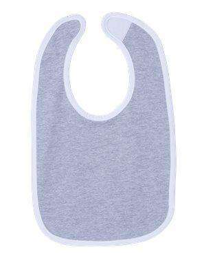 Rabbit Skins Infant Premium Contrast Infant Bib - 1004