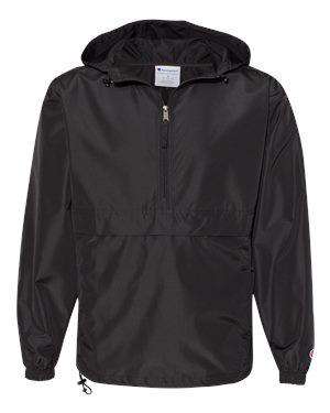 Champion Men's Packable 1/2-Zip Poplin Jacket - CO200