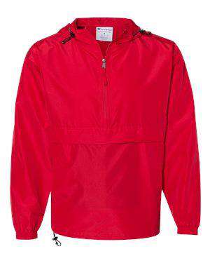 Champion Men's Packable 1/2-Zip Poplin Jacket - CO200