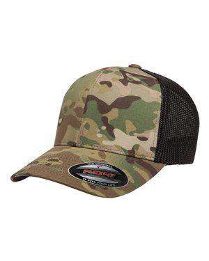 Flexfit Structured Sewn Eyelet Trucker Cap - 6511