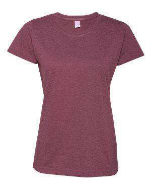 LAT Women's Fine Jersey Crew Neck T-Shirt - 3516