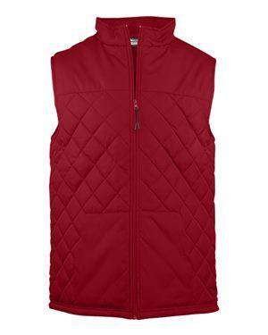 Badger Sport Women's Water Resistant Quilted Vest - 7666