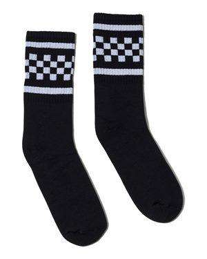 SOCCO USA-Made Checker Crew Socks - SC300