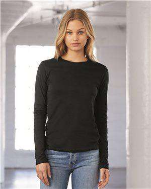 Brand: Bella + Canvas | Style: 6500 | Product: Women's Long Sleeve Jersey Tee