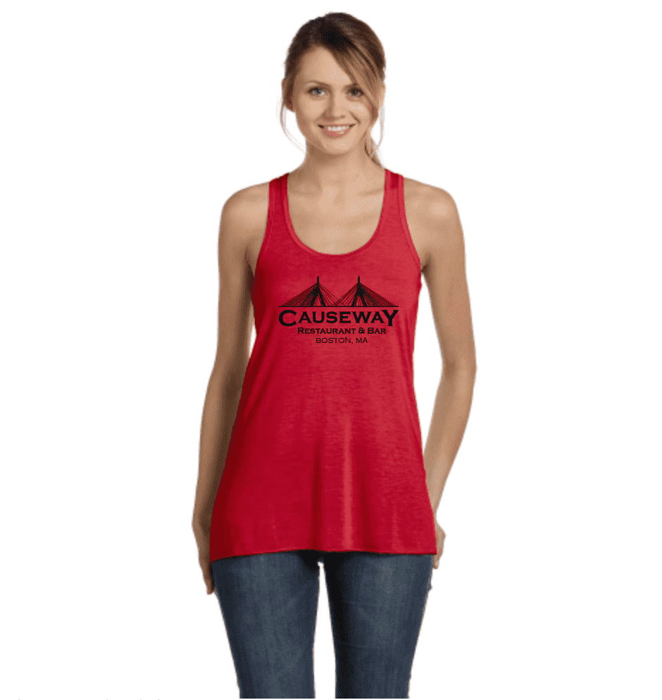 Ladies Causeway Bridge Flowy Racerback Tank