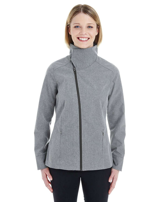 North End Women's Jackets | Soft Shell (NE705W) - model picture