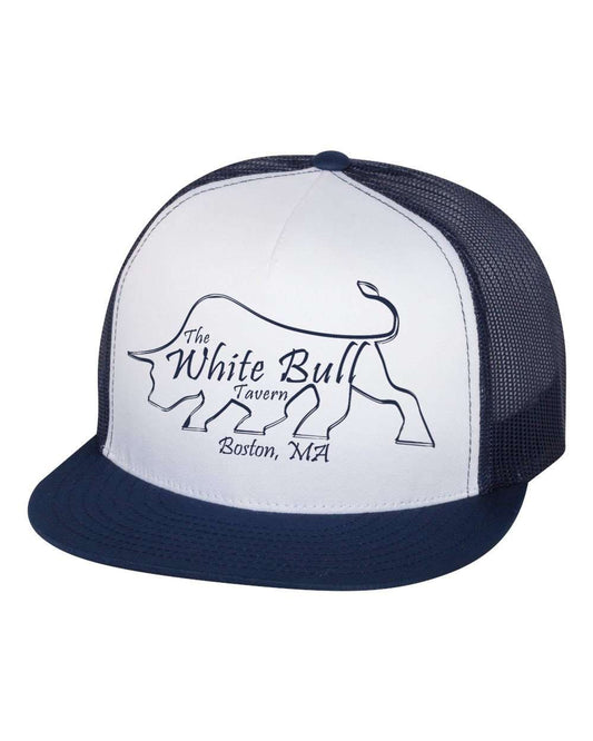 White Bull Boston Trucker Hat