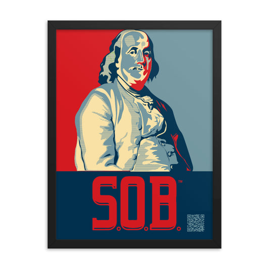 Big Ben Franklin Son of Boston Wall Print